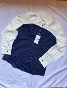 Stylish Striped Colorblock Top