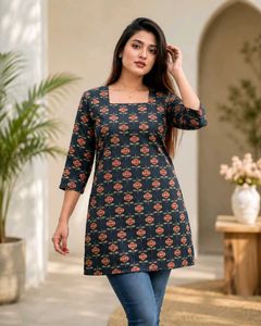 Stylish Printed Kurta-M