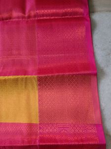 Lovely Fancy Silk Saree New With Attached Blouse