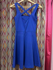 Royal Blue Fit and Flare Dress