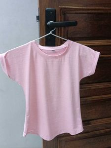 Pink Casual T-Shirt