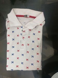 White T-Shirt With Print
