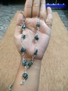 Elegant Beaded Necklace, Bracelet &amp; Earring Set