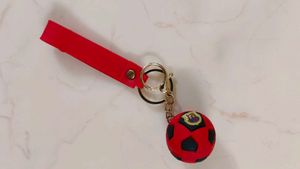 Football Keychain available in three colours