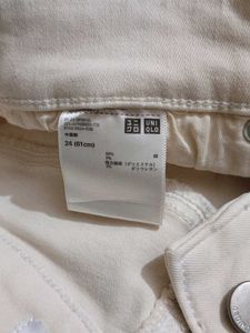 White Straight Leg Jeans