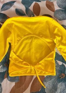Bright Yellow Long Sleeve Tee
