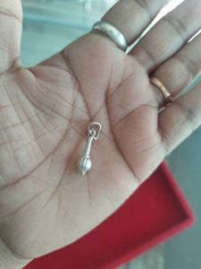 Silver Hanuman Ji Ka Ghota Pendant