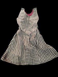 Vintage Plaid Jumper Dress