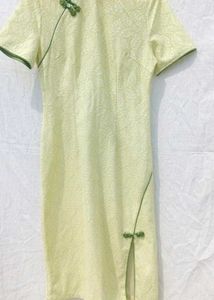 Light Green Cheongsam Dress