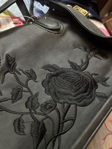 Paprika Suede Leather Bag - One Zipper Not Working