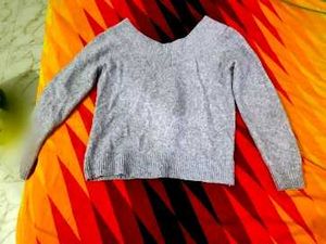 Gray Knit Sweater