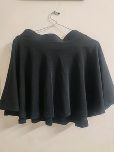 Black Short Skater Skirt