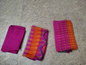 Vibrant Printed Dress Material Set