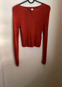 Ribbed Long Sleeve Top