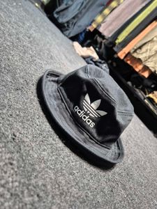 Authentic Adidas Original Trefoil Black Bucket Hat