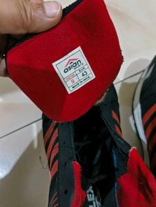 Men's Black &amp; Red Sport Shoes