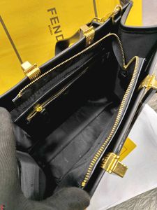 Fendi Roma Black LARGE SUNSHINE TOTE BAG*