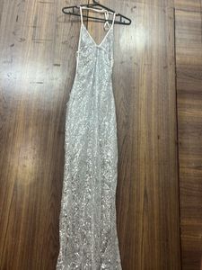 Sparkling Sequin backless sexy mesi dress🪩