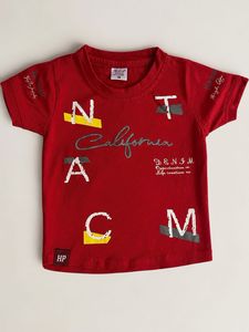 Boys Red California Graphic T-Shirt