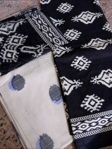 Branded Pure cotton.🖤🤍 Suit material