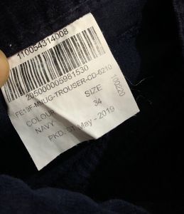 Mens BRANDED Navy Blue Pant