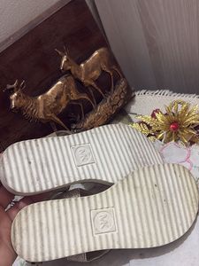 Michael Kors Gold Glitter Sandals