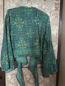 Boho Paisley Kimono Wrap Top