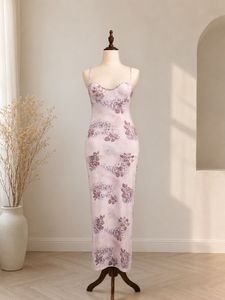 Sheer Floral Maxi Dress