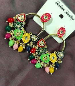 Colorful Jewelled Earrings 🌈