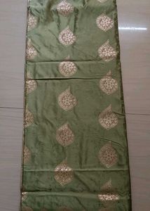 Elegant Green Banarasi Silk Saree