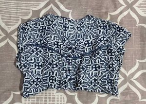 Cute Floral Print short kurty