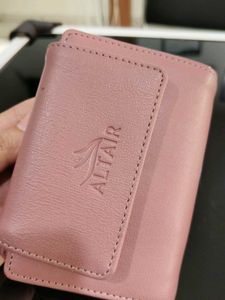 Chic Pink Leather Wallet