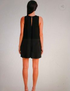 Forever 21 stylish black flowy dress
