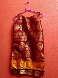 Designer Silk Brocade Saree