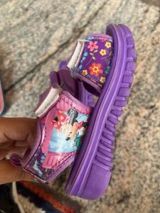 Purple Minnie Mouse Sandals
