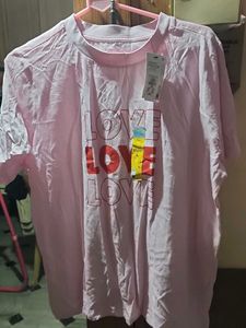 Cute Pink "Love" Graphic T-Shirt