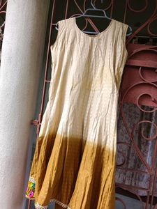 Cotton Embroidered Kurta With Churidar And Dupatta