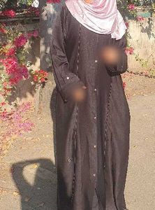 Elegant Black Abaya with pockets