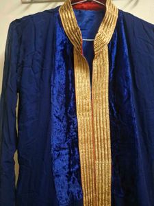 Beautiful Blue Embroidered Kurta