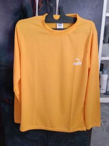 Puma Long Sleeve Shirt - Mustard