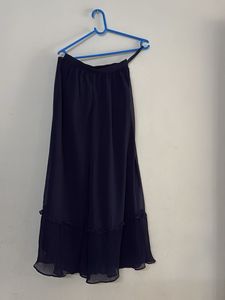 Elegant Navy Blue Girls' Kurta Set