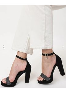 Marc Loire Sparkly Black Heels