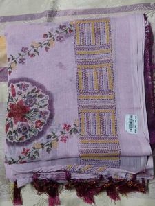 Beautiful Floral Print Saree