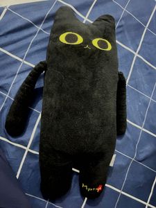 Viral MyoMyo Black Cat Plush Toy Pill