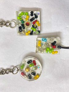 Handmade Resin Keychain Set