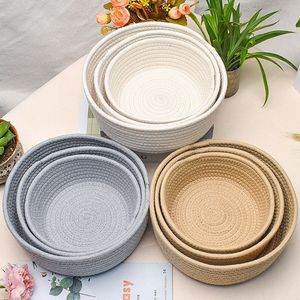 Cotton Rope Storage Baskets
