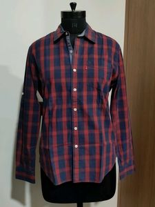 Levi's Red & Navy Checkered Shirt