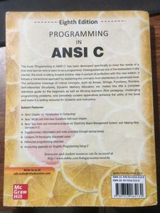 Programming in ANSI C - Eighth Edition