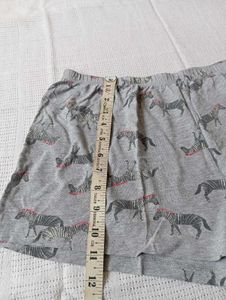 M&amp;S Cute Zebra Print Pajama Shorts