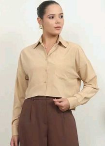 🔻 LOWEST pr - Drop shoulder spread collar shirt